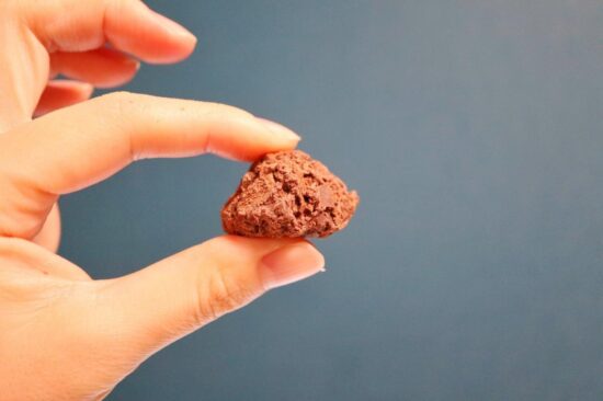 ベルギーチョコレートトリュフの大きさ