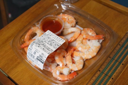 シュリンプカクテルの大きさ
