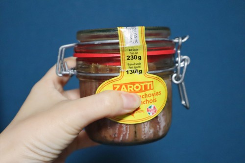 ザロッティアンチョビフィレの大きさ