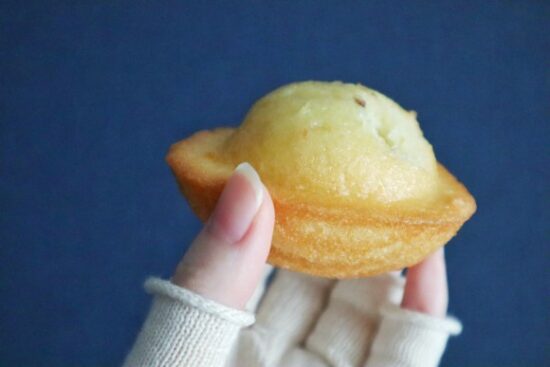 ハートマドレーヌのおへそ