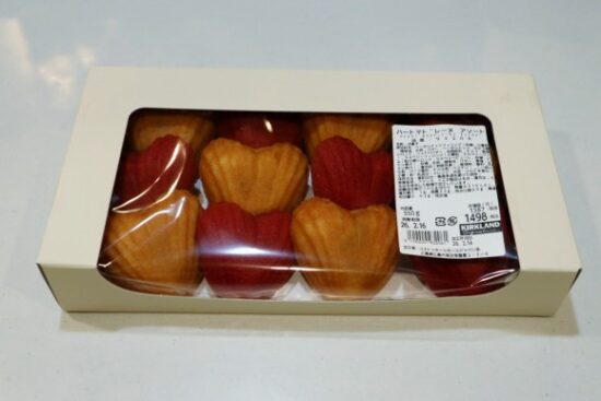 コストコで購入したハートマドレーヌアソート